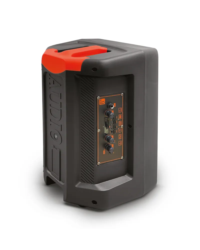 TOPTECH KL-8 TUNE Bluetooth Speaker, 3000W, 8" Woofer, Flame Effects, Karaoke Mode