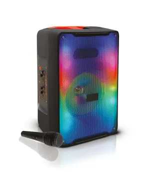 TOPTECH KL-8 TUNE Bluetooth Speaker, 3000W, 8" Woofer, Flame Effects, Karaoke Mode