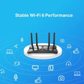 TP-Link Archer AX10 Next-Gen Wi-Fi 6 Router, AX1500 Mbps Gigabit Dual Band Wireless, OneMesh Supported, Beamforming & MU-MIMO, Ideal for Gaming Xbox/PS5/Steam and 4K, Works with Alexa
