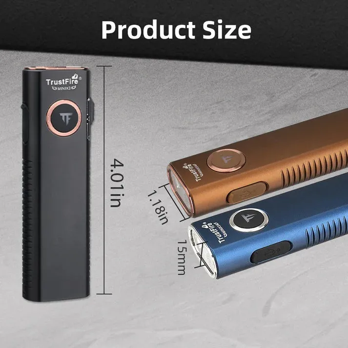TrustFire Mini X3 EDC Multi-Function Flashlight Available with white light, flood light, green laser, and UV or red light options(BUY NOW AND ENJOY AUTOMATIC 20% OFF)