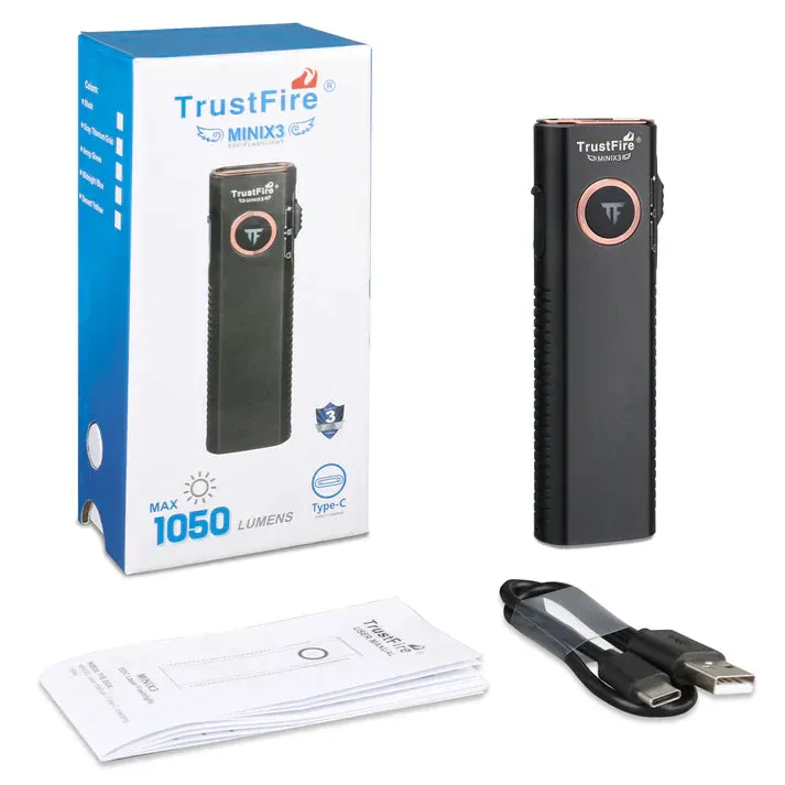 TrustFire Mini X3 EDC Multi-Function Flashlight Available with white light, flood light, green laser, and UV or red light options(BUY NOW AND ENJOY AUTOMATIC 20% OFF)