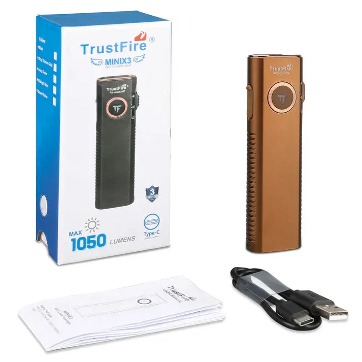 TrustFire Mini X3 EDC Multi-Function Flashlight Available with white light, flood light, green laser, and UV or red light options(BUY NOW AND ENJOY AUTOMATIC 20% OFF)