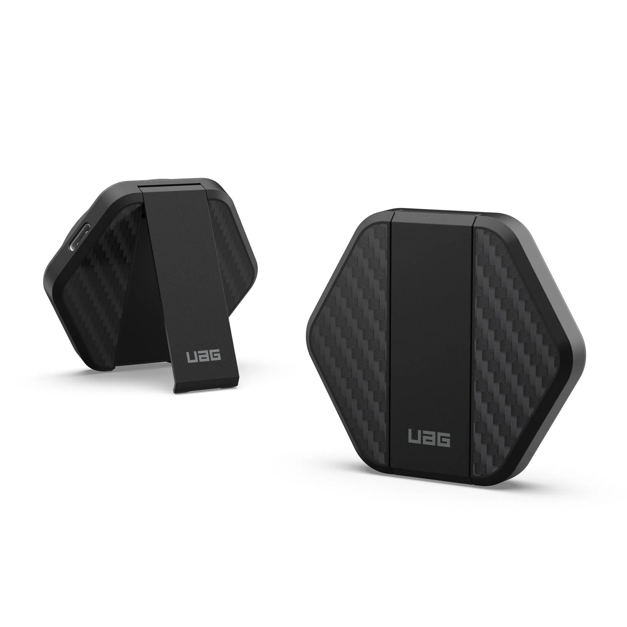 UAG 15W MagSafe Wireless Charging Pad w/Kickstand - Black - 15-12680