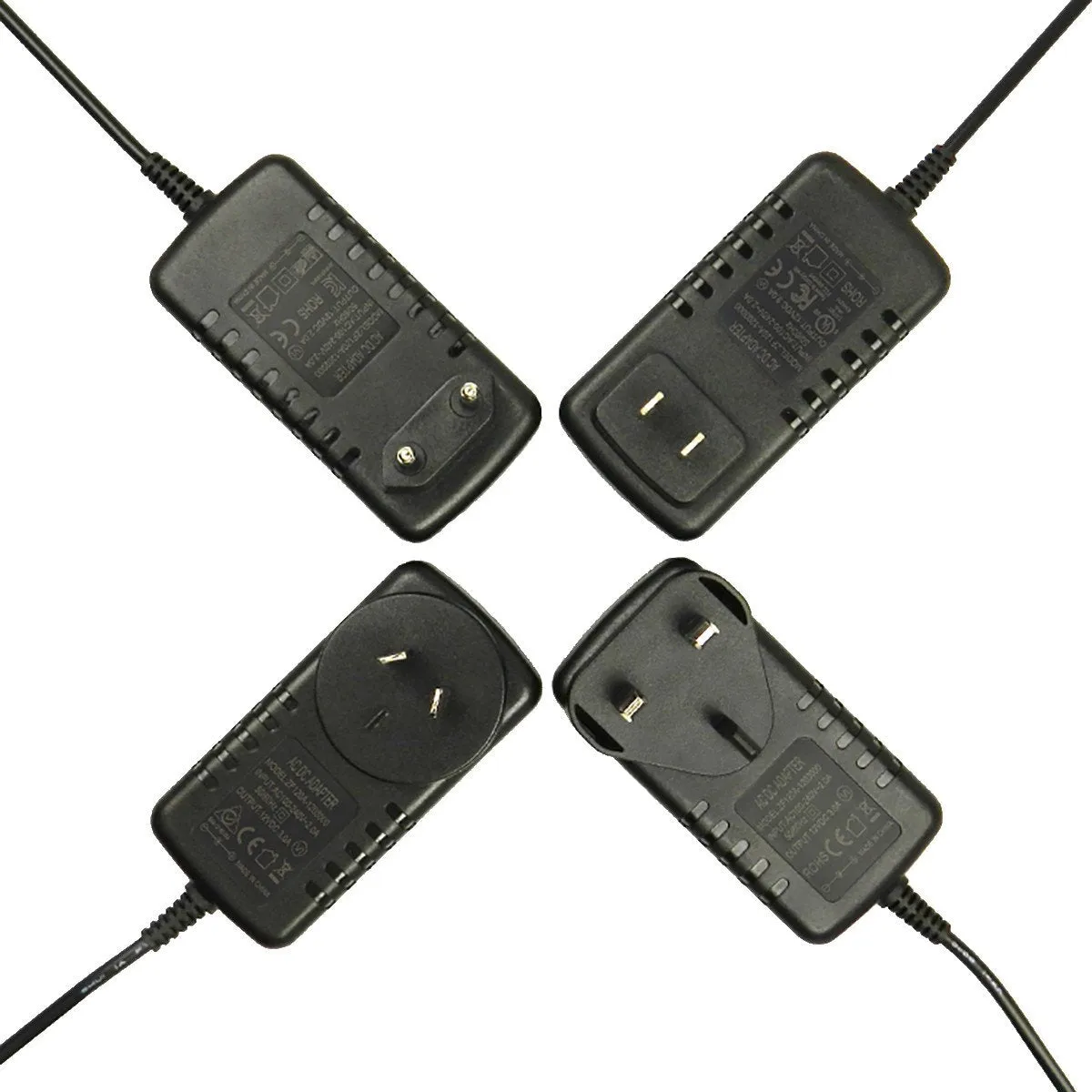 UL CUL Certificated Wall Plug-in CE Certificated LED Adapter Power Supply 110-220V AC to 12V/24V DC
