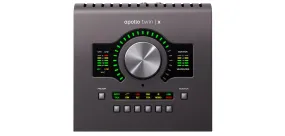 Universal Audio Apollo Twin X DUO Heritage Edition 10x6 Thunderbolt Audio Interface with UAD DSP 10-in/6-out, 24-bit/192kHz, Thunderbolt 3 Audio Interface with 2 Unison Preamps"