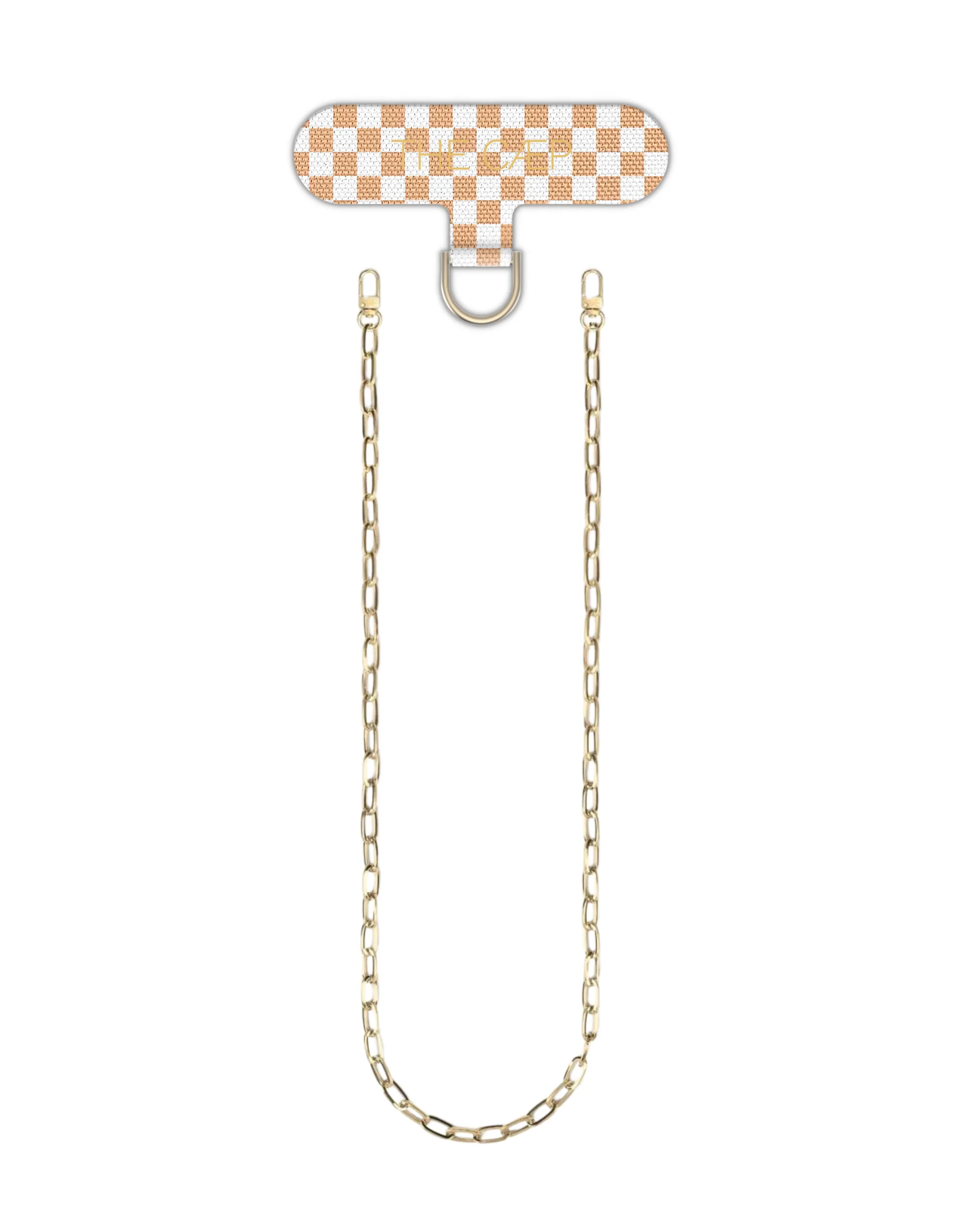 Universal Phone Hitch   Gold Paperclip Crossbody