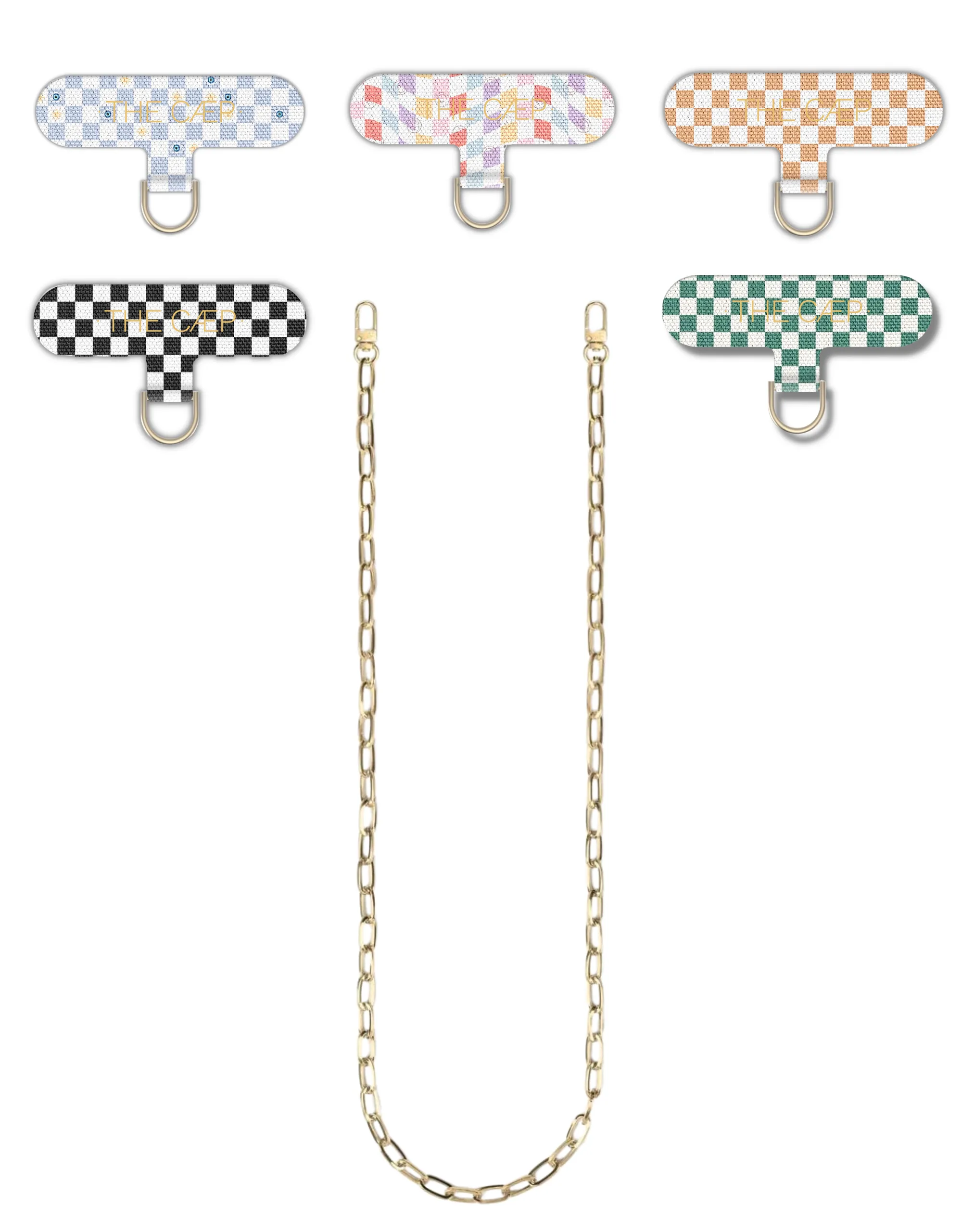 Universal Phone Hitch   Gold Paperclip Crossbody