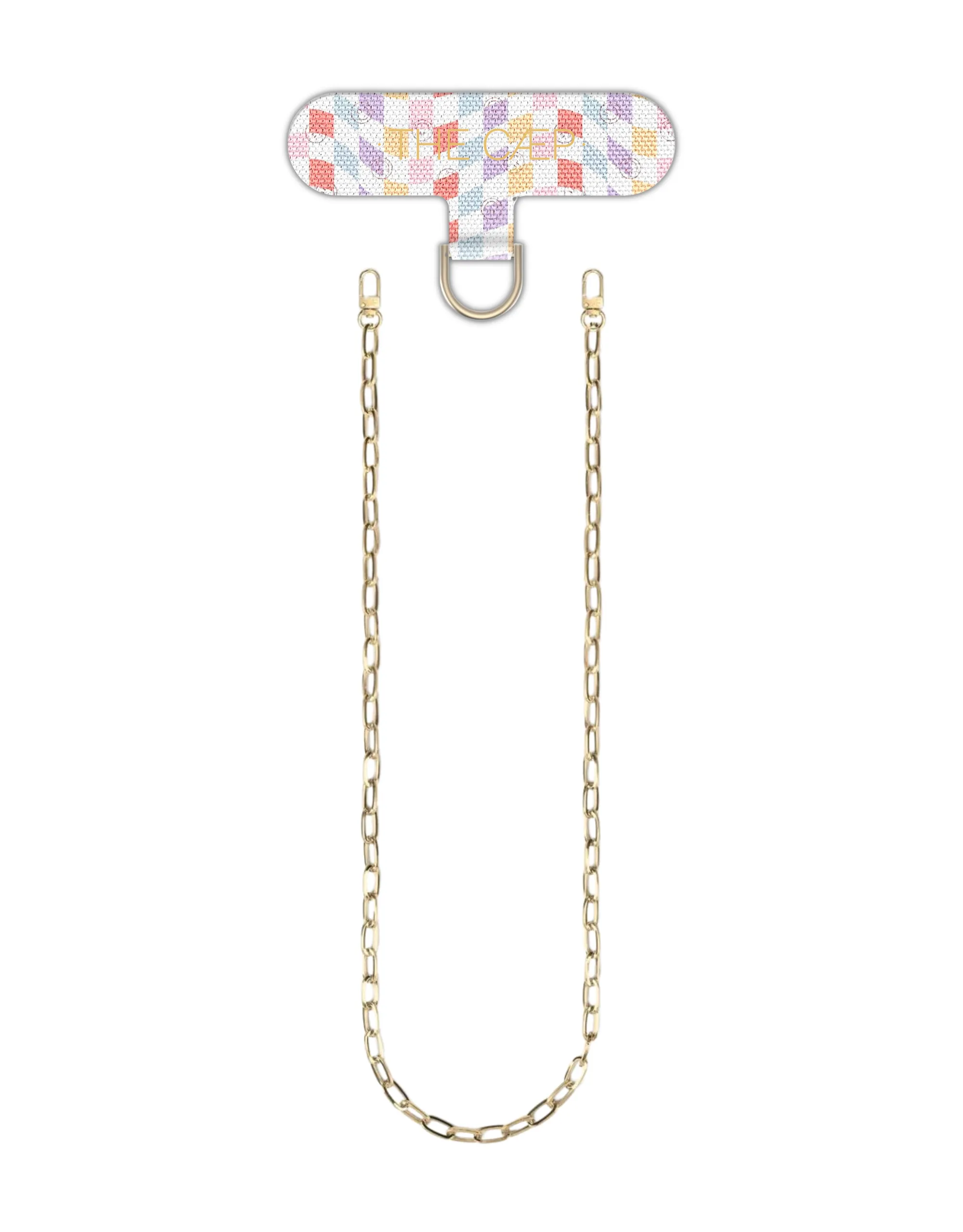 Universal Phone Hitch   Gold Paperclip Crossbody