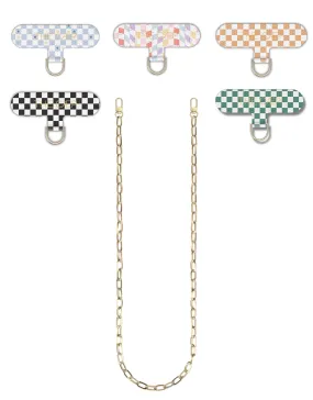 Universal Phone Hitch   Gold Paperclip Crossbody