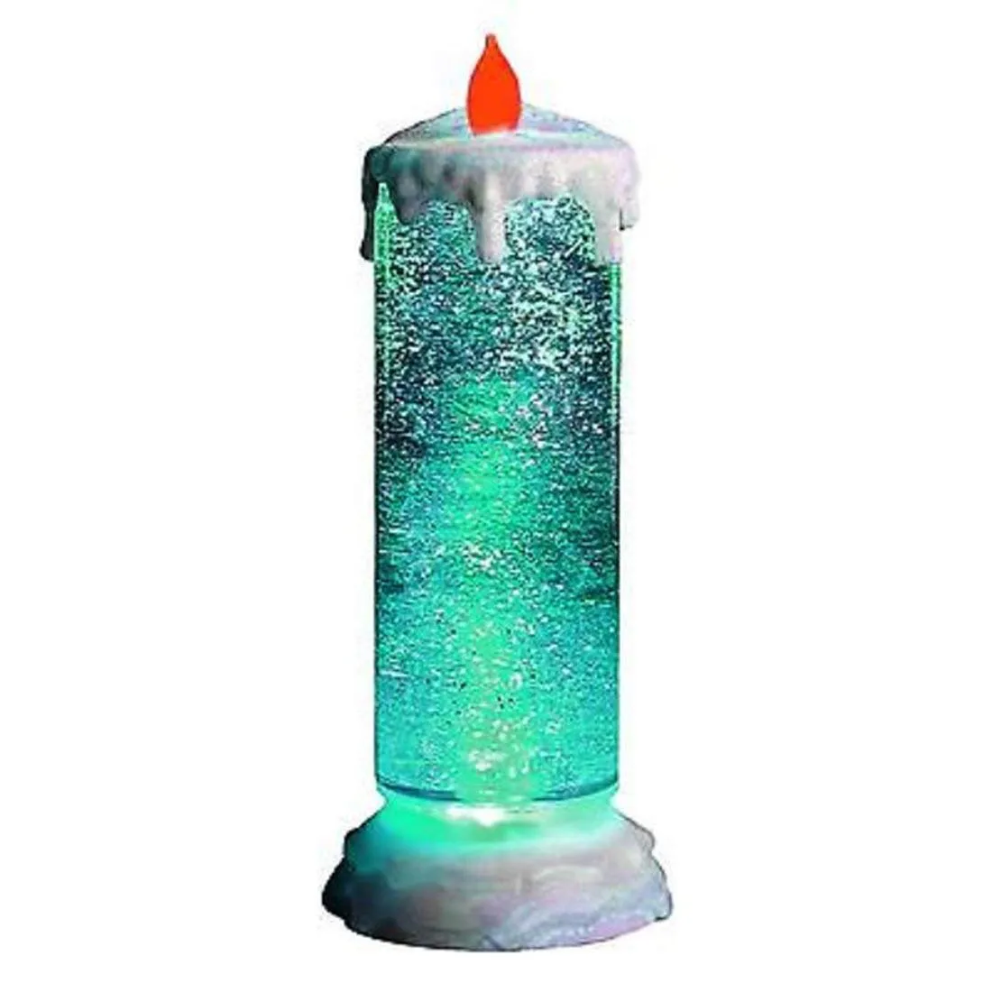 Vital Creations Colour Changing Led Light Glitter Water Candle,Candle Light for Diwali Decoration, Christmas Festivals/Corporate/Party Decor (Swirling Glitter)(Pack of 1 Pc)