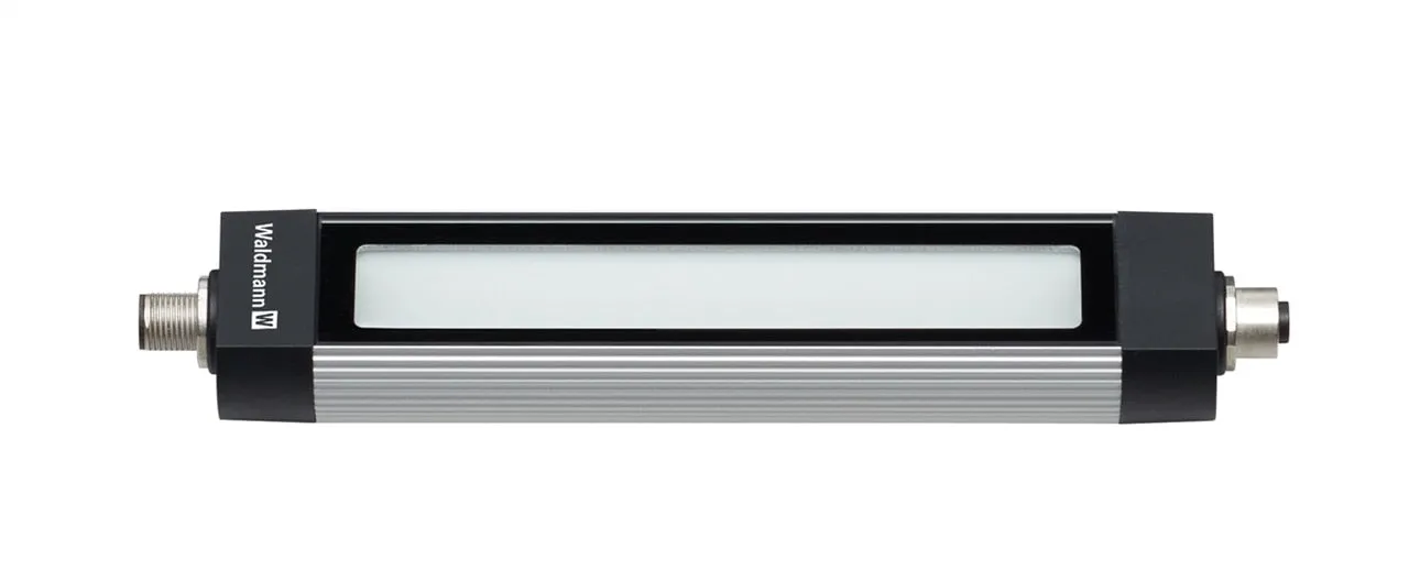 Waldmann 113161000-00662600, MLAL 12 S, Mach LED Plus.forty Tube Light; 7.5 in., 90 degree, 24V DC, Thru-Wire