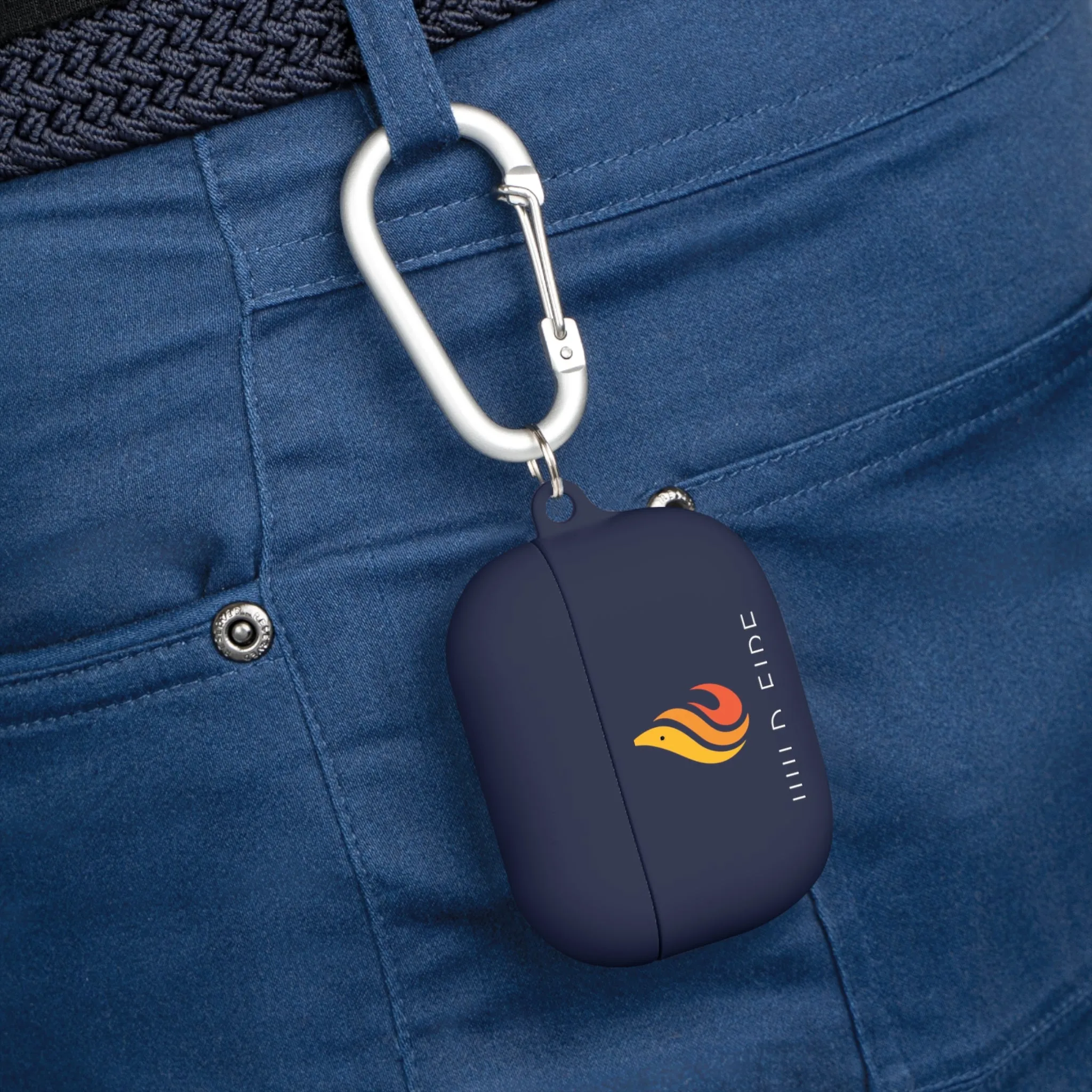 Wild Fire AirPods and AirPods Pro Case Cover (Black and Navy)