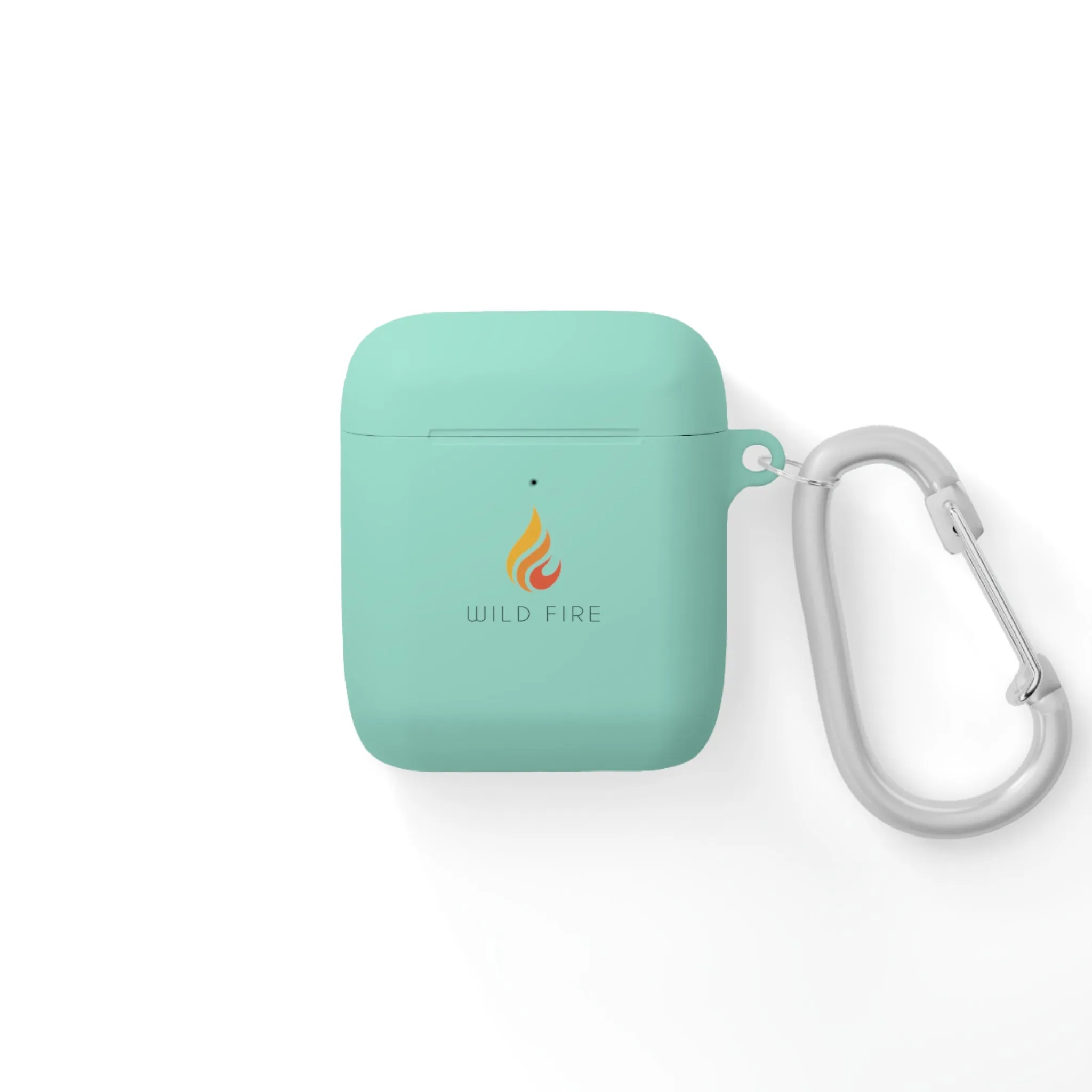 Wild Fire AirPods and AirPods Pro Case Cover (White, Pink and Mint)