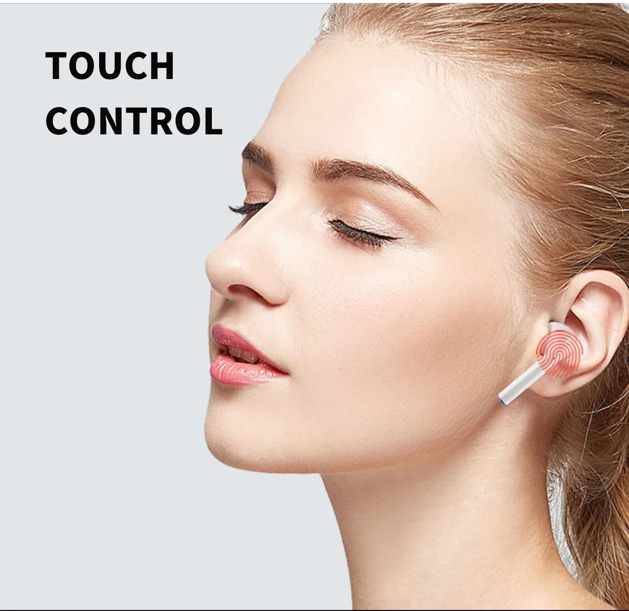 Wireless Bluetooth Earbuds with Pop Up Connect & Touch Controls - 8 Colors