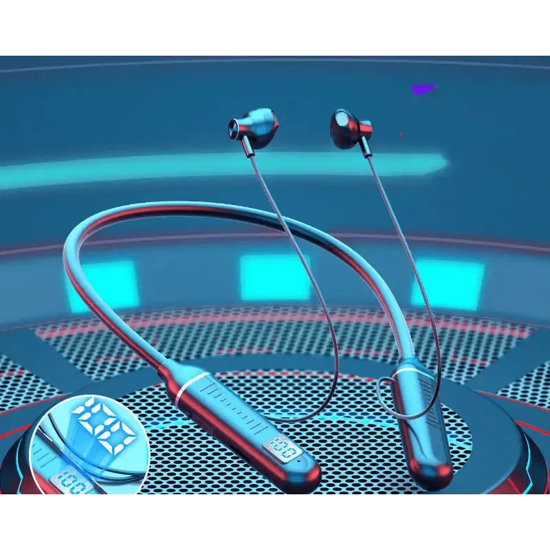 Wireless Bluetooth Earphones with Bluetooth 5.0 Technology, Stereo Sound & Memory Card Storage