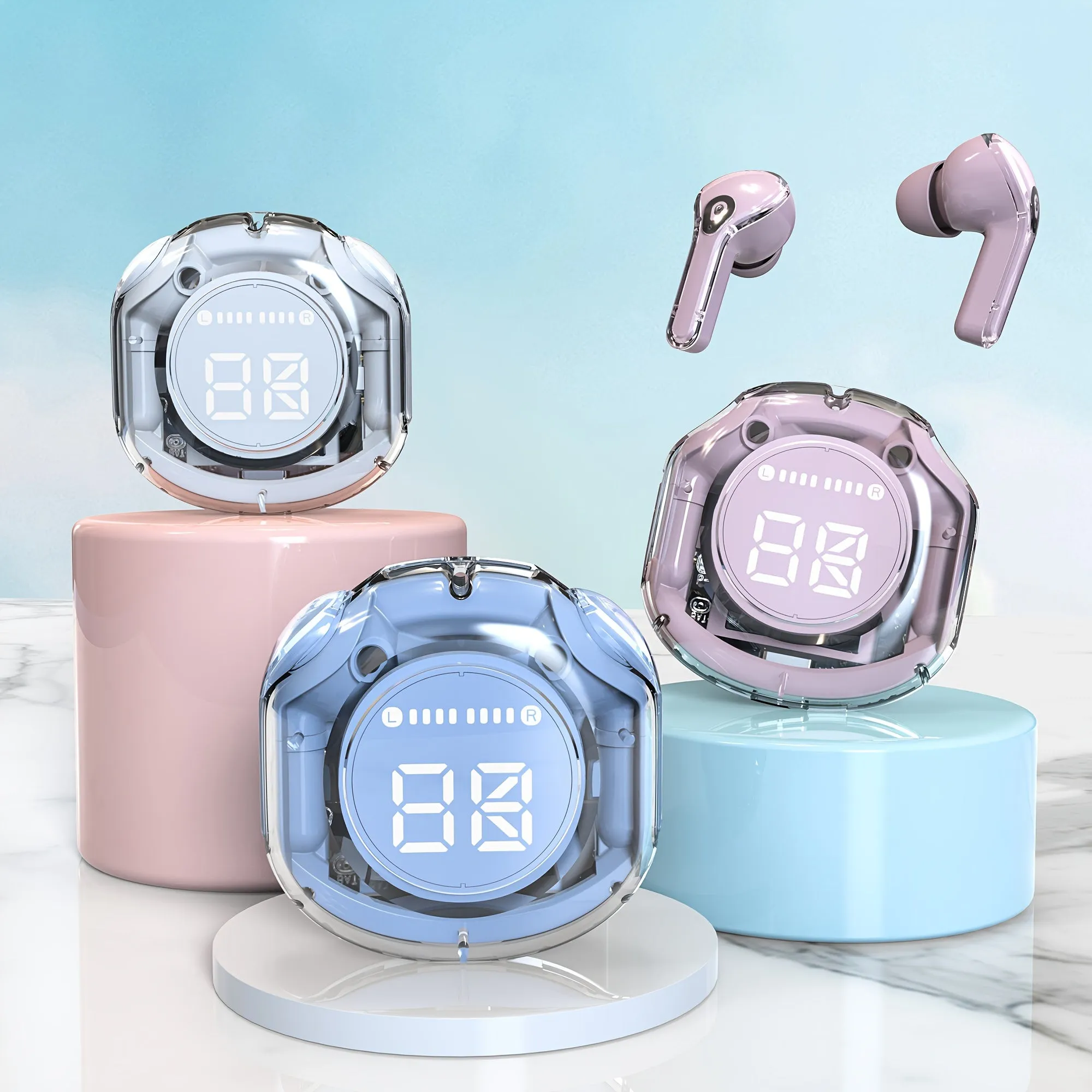 Wireless Earbuds with Mic Perfect Gift for Sporty Couples