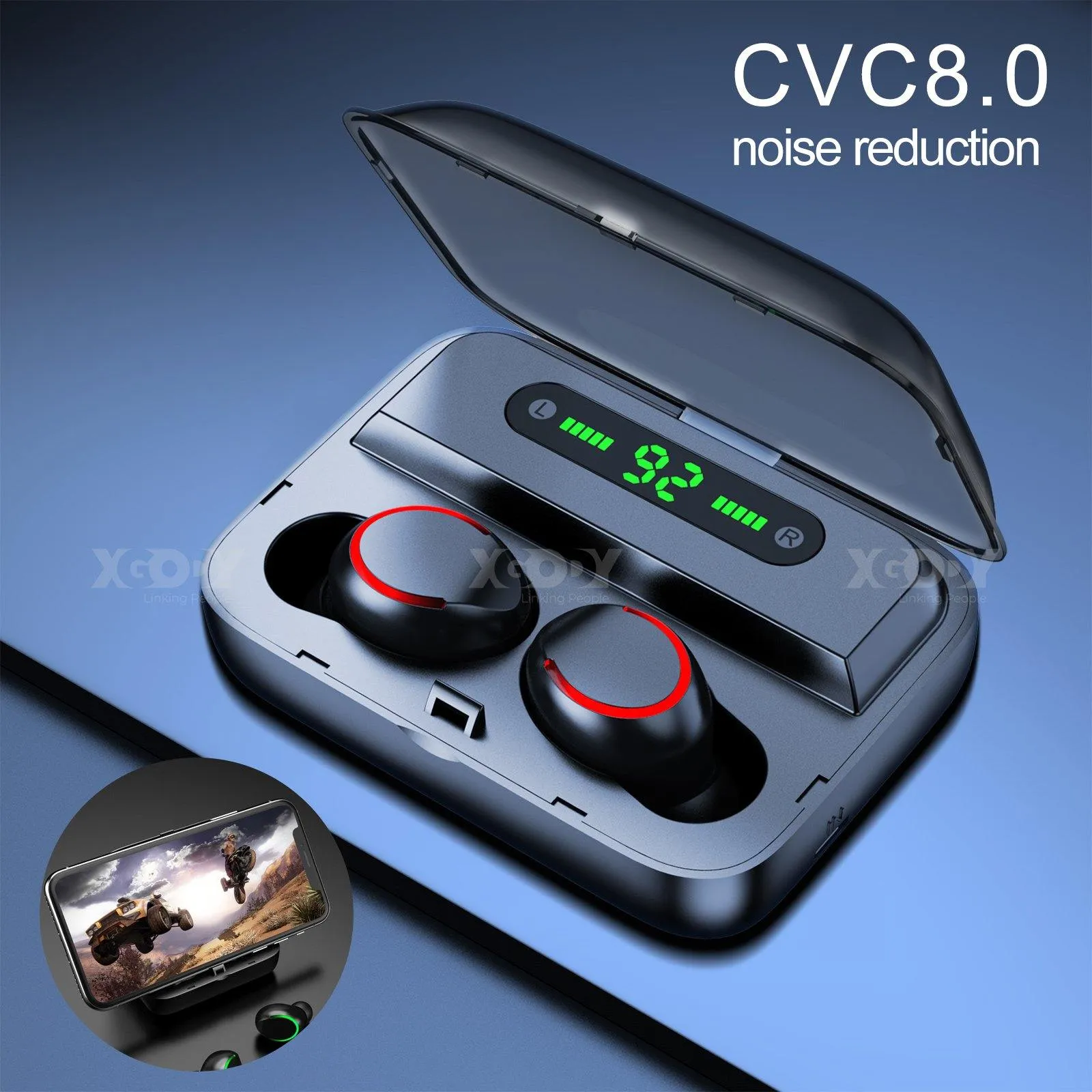 Xgody TWS Stereo Earbuds F9 Series
